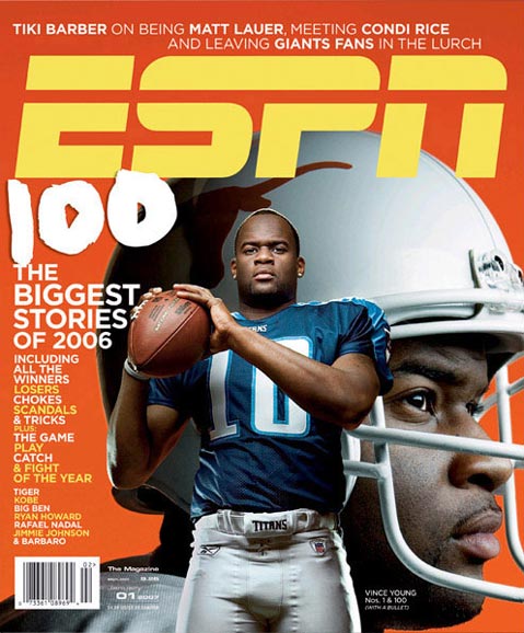 Vince Young, ESPN Cover
