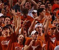 Students at the Frank Erwin Center