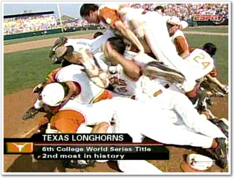 Longhorns celebrate their 6th national championship