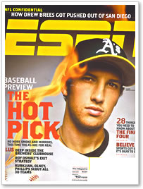 Huston Street on ESPN the Magazine cover
