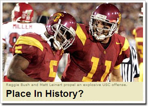 2005 USC Trojans' Place in History