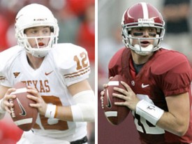 It could come down to which QB plays best. Who would you choose? McCoy or McElroy?