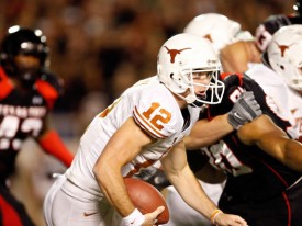 Texas will need Colt McCoy's arm and his legs to outscore Texas Tech.