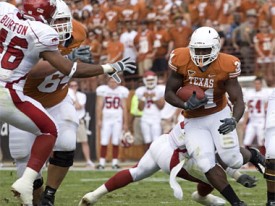 Cody Johnson runs against Arkansas