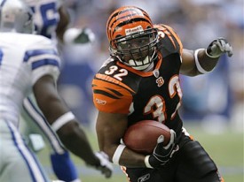 Cedric Benson made his debut for the Bengals