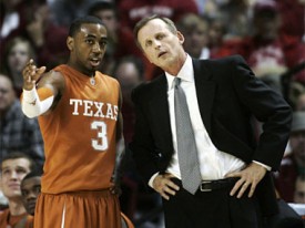 Texas coach is looking for answers beyond AJ Abrams at guard.