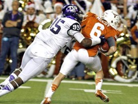 Case McCoy is sacked by TCU