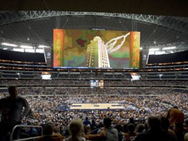 Cowboys Stadium was a less than optimal game watching experience. (Image: TexasSports.com)